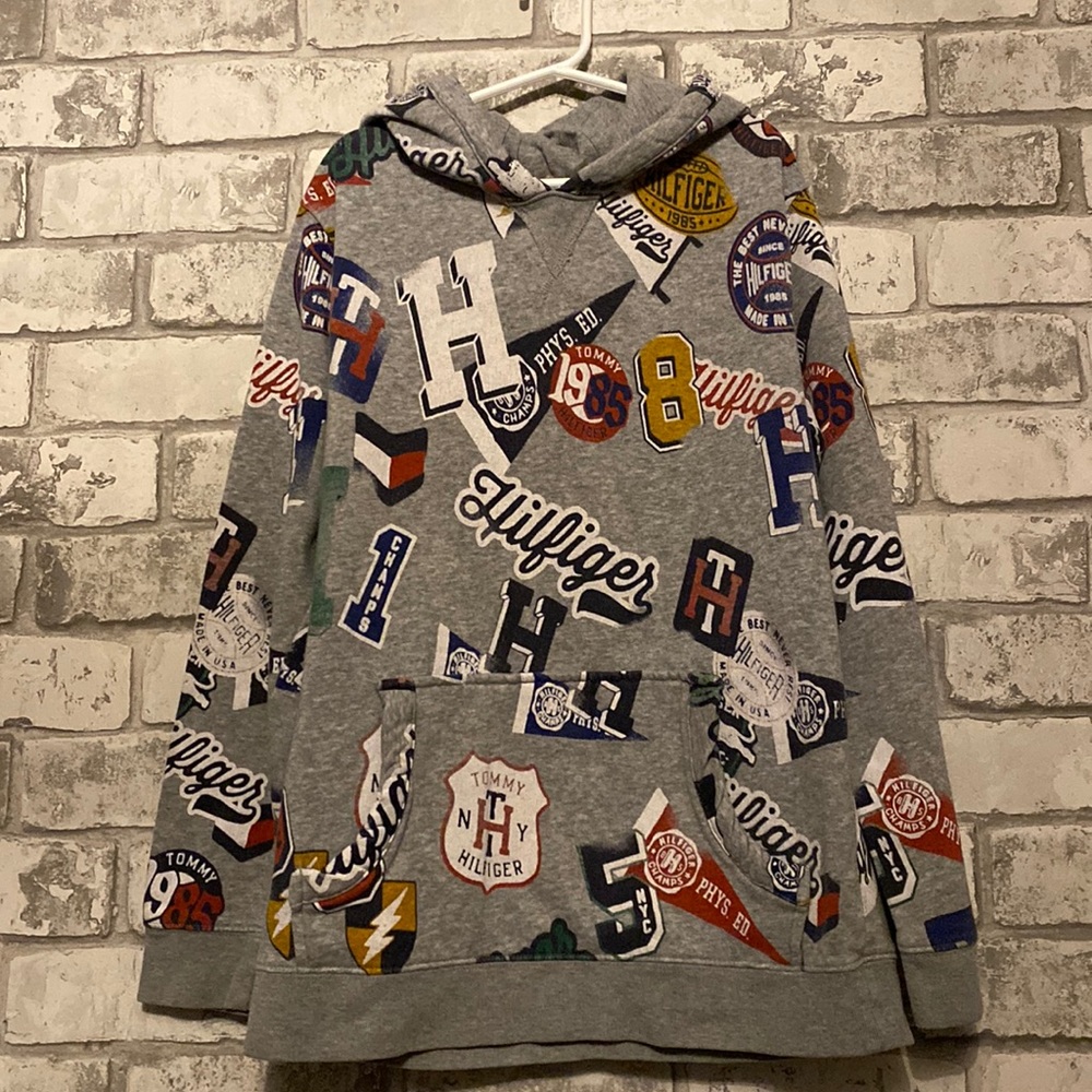 Tommy Hilfiger Signature Hoodie Size L (12-14) Years